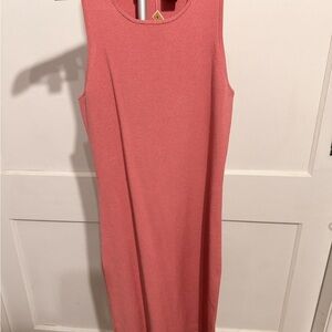 Michael Kors Sleeveless Coral Midi Dress